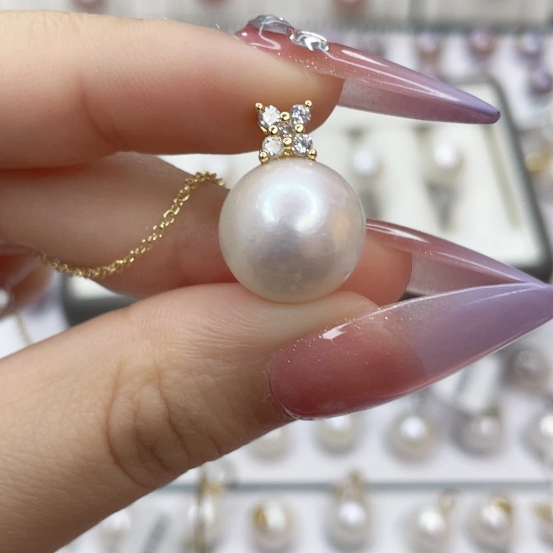 淡水珍珠未镶嵌吊坠(赠链)