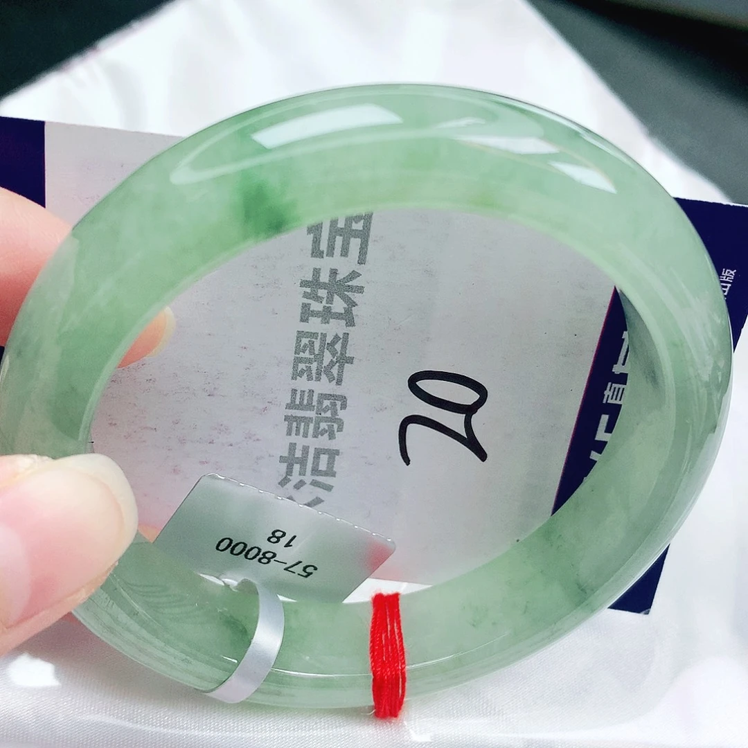 翡翠未镶嵌手镯缅甸天然A货翡翠手镯