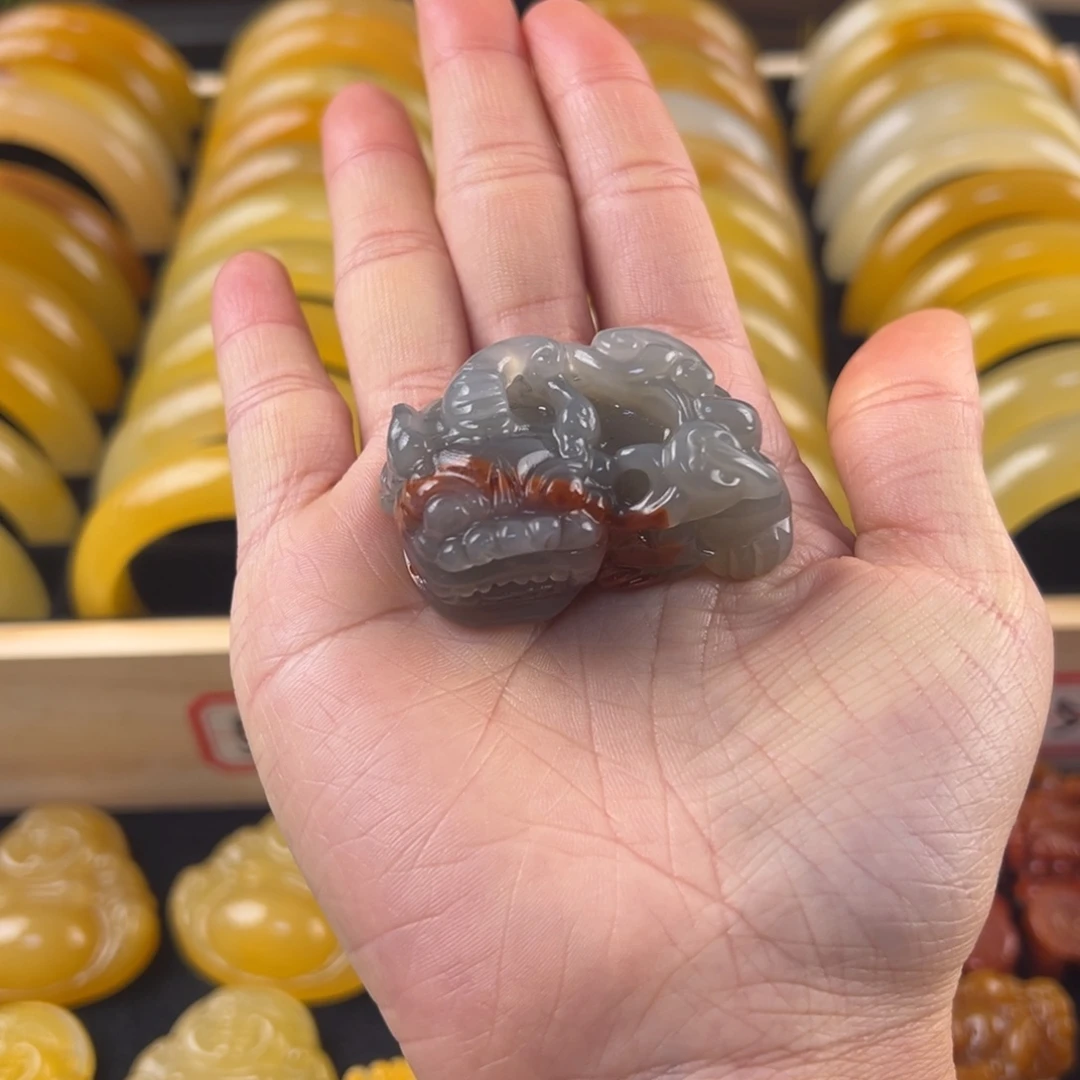 星***车非金属貔貅手把件01