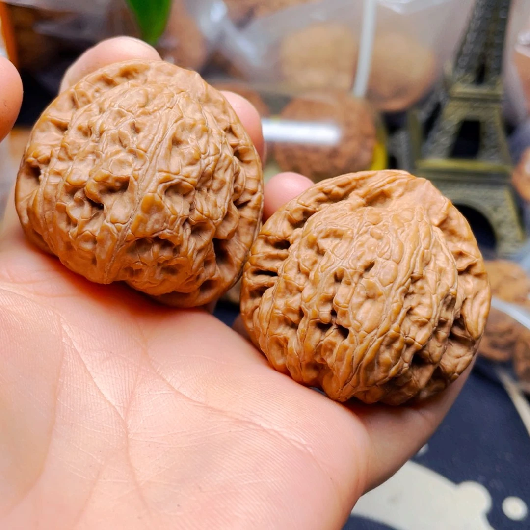 文玩核桃把件尘*玄武狮子头