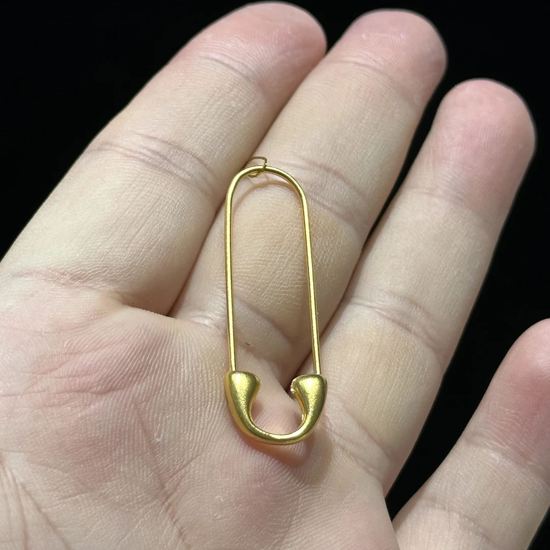 足金999 古法 别针 2.885