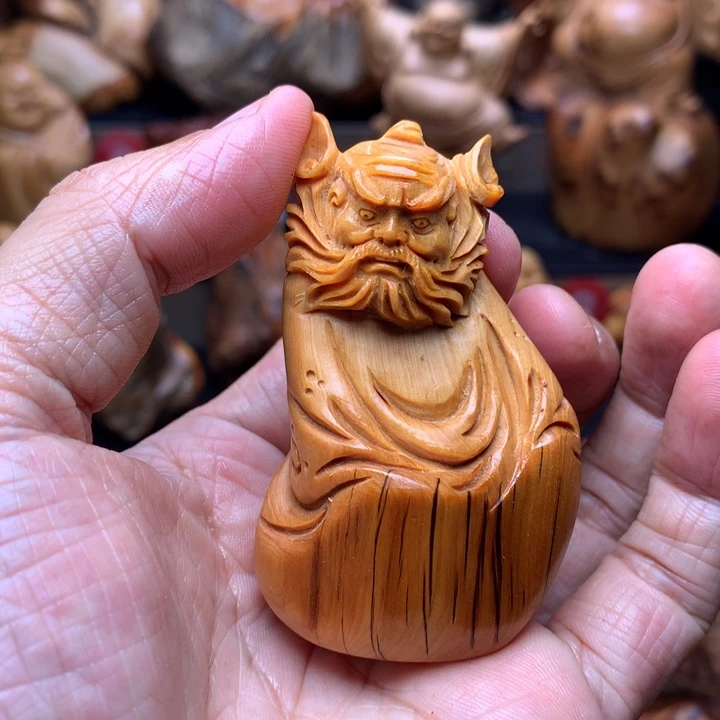 柏木（崖柏）崖柏陈化料手把件