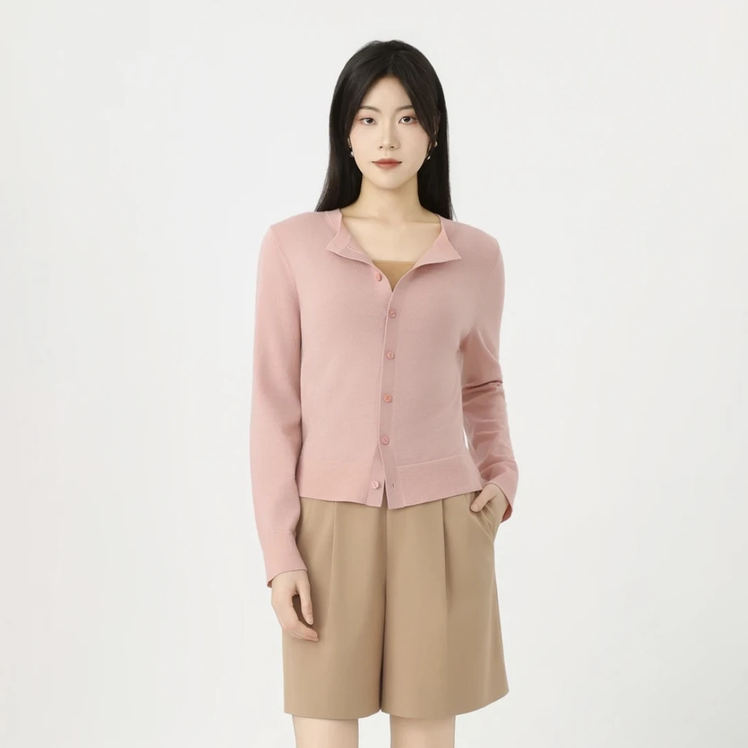 GIRDEAR/哥弟早秋新款时尚百搭洋气质感千金风时尚针织衫女148061