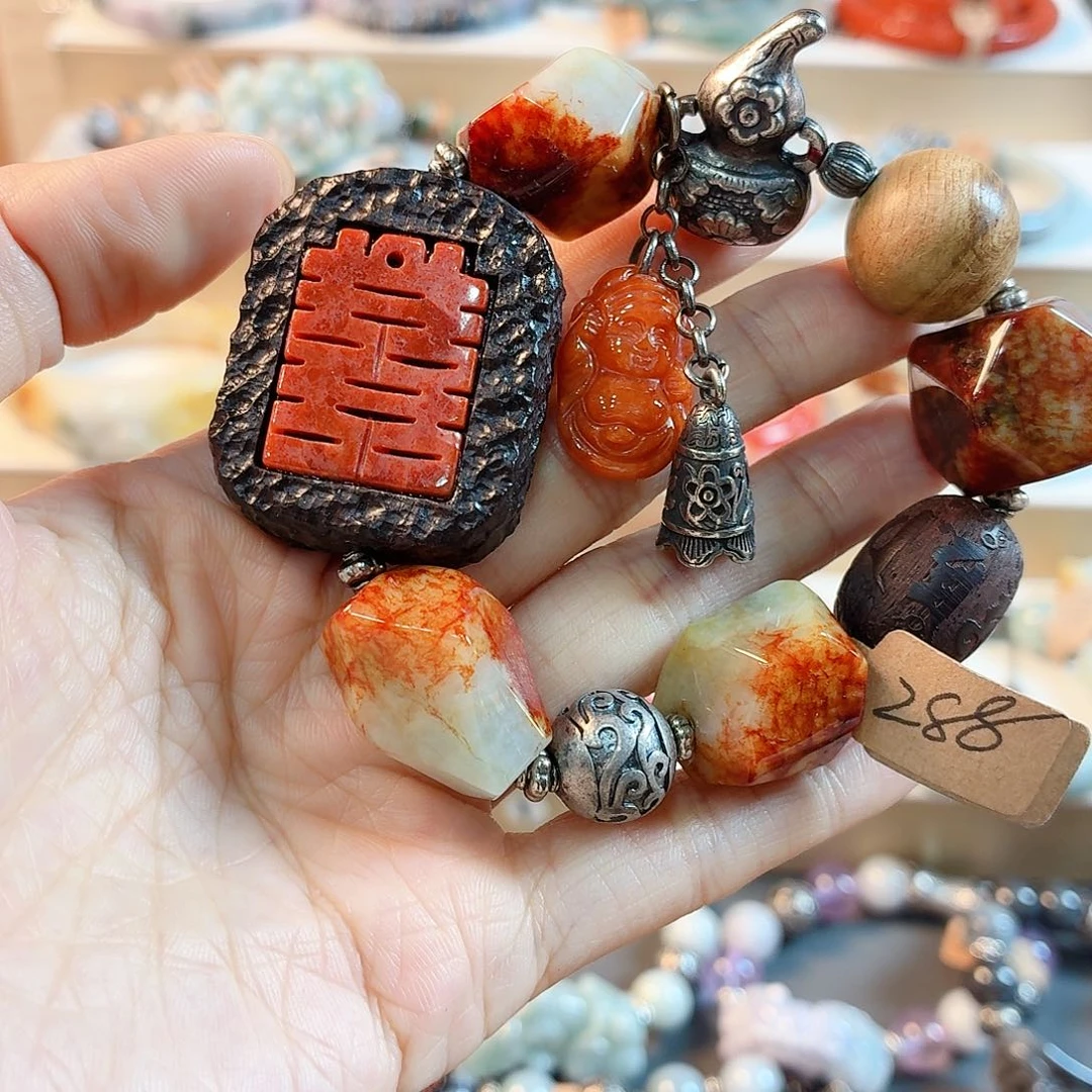 小***甜翡翠未镶嵌手链手串