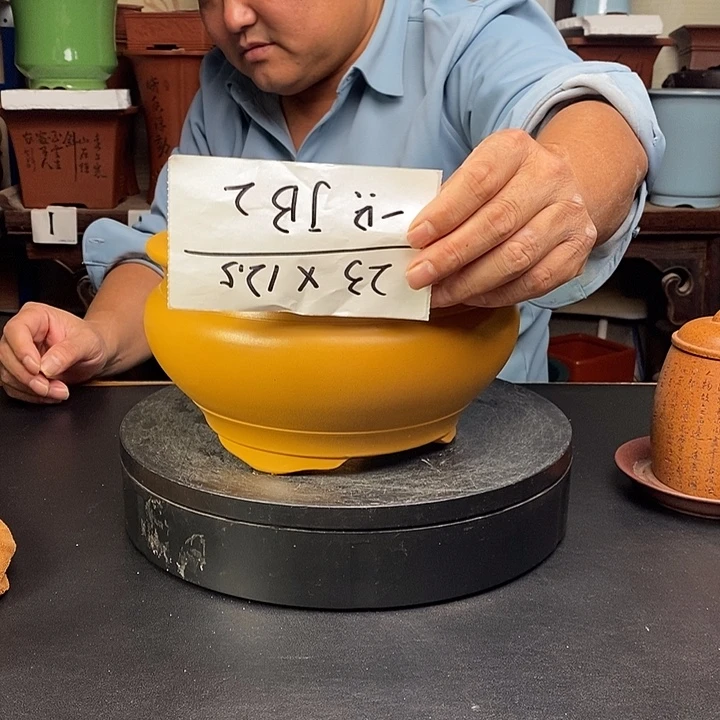 紫砂花盆货号一只JB2