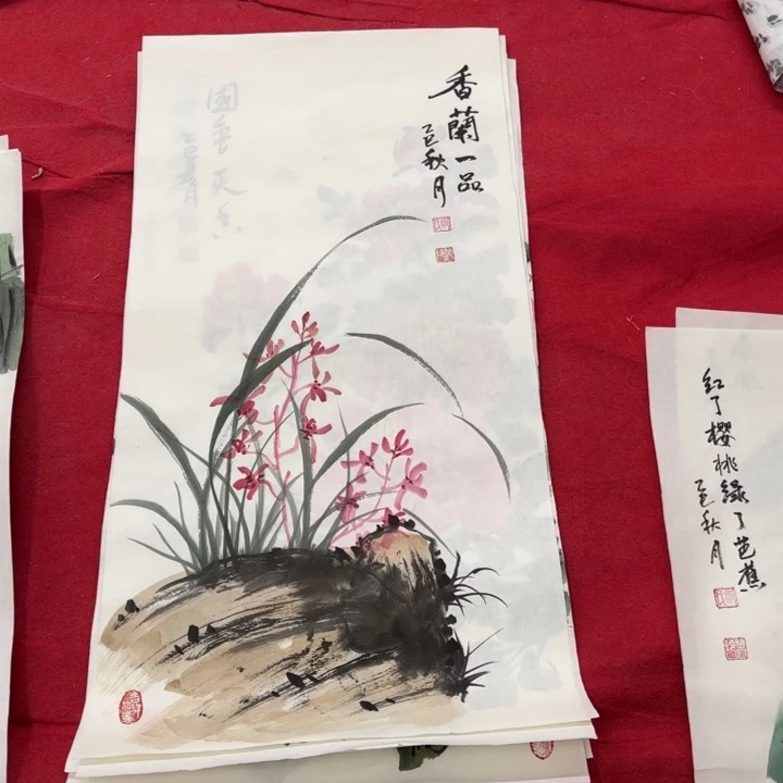 国画花鸟等图案和造型各