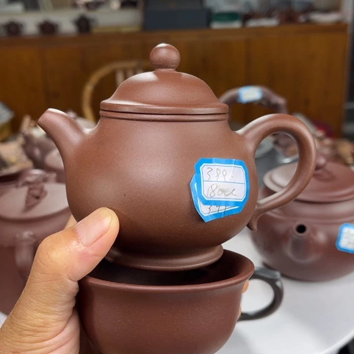 茶壶紫砂紫砂花茶