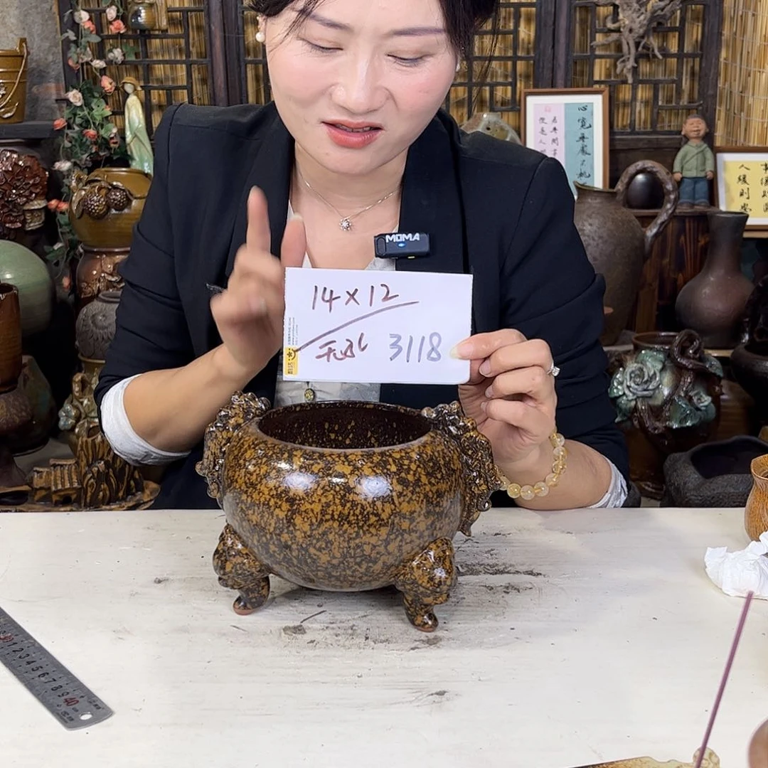 紫砂花盆在于他是