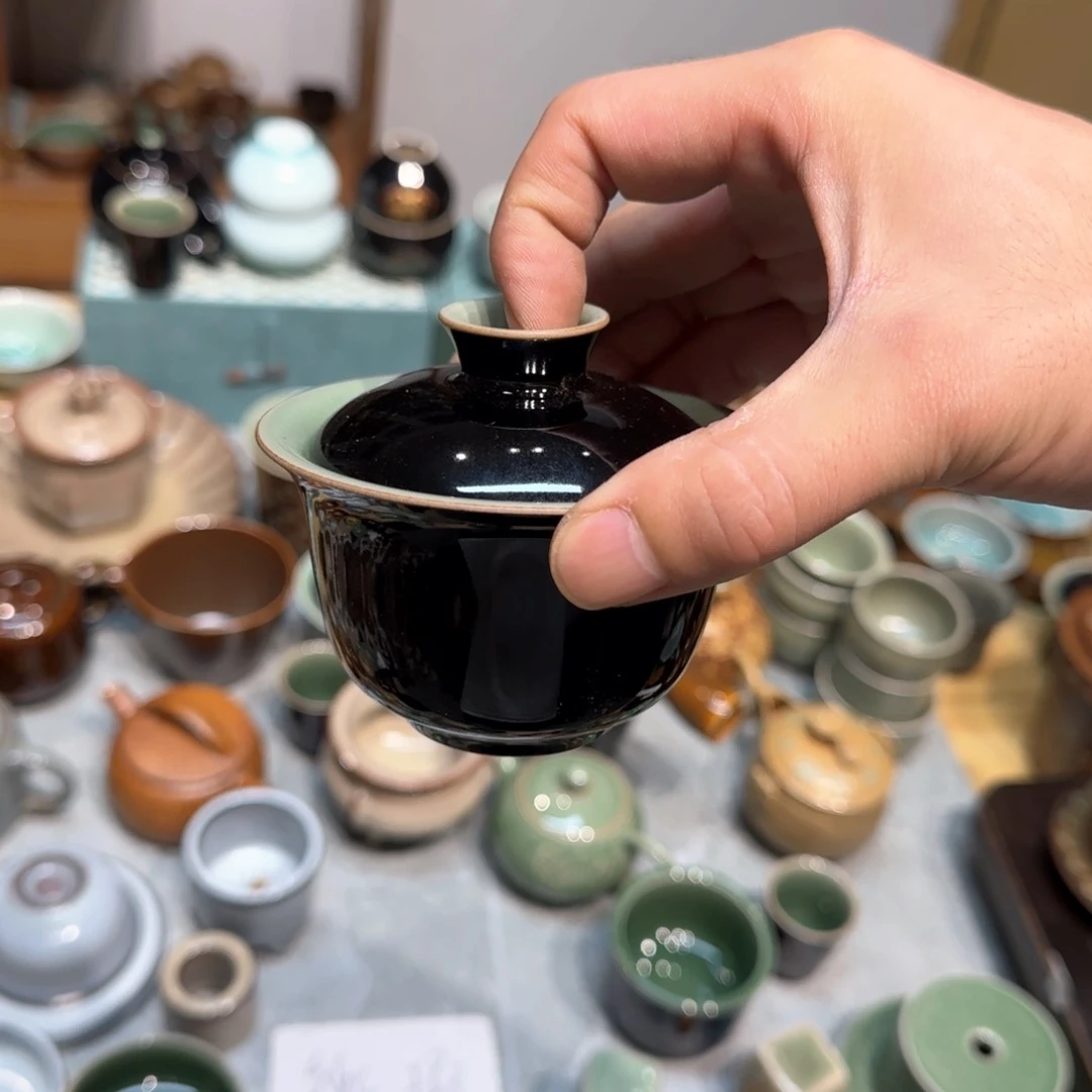 小金茶具青瓷茶器