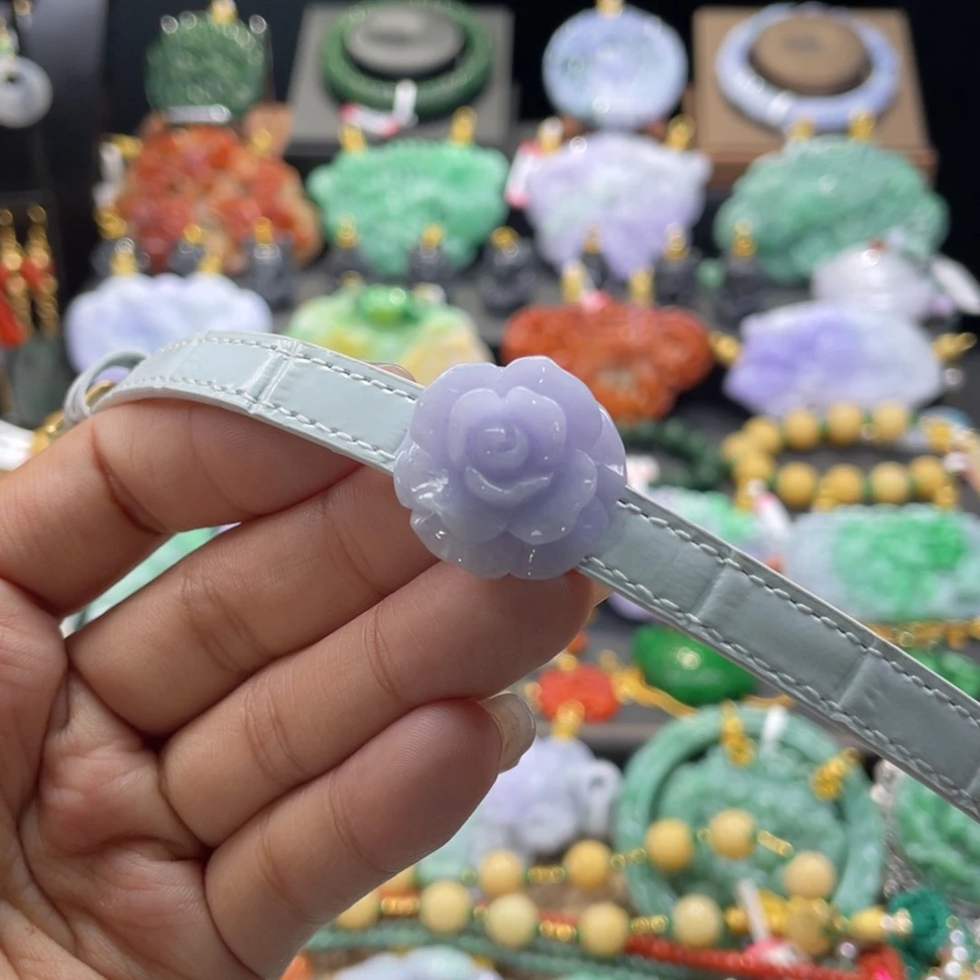 未镶嵌手链翡翠妍*?代编织