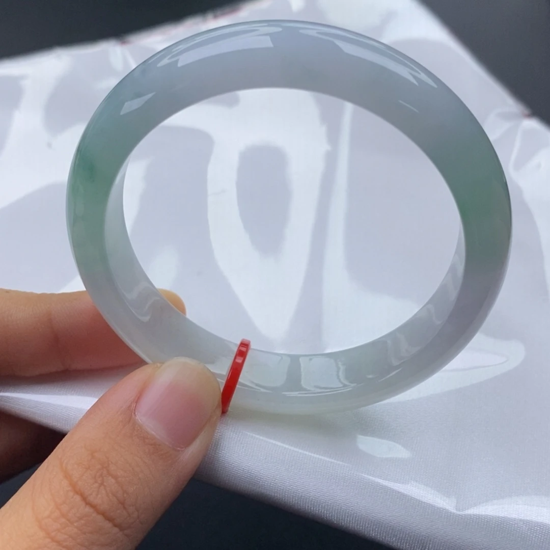 翡翠未镶嵌手镯5253正圈