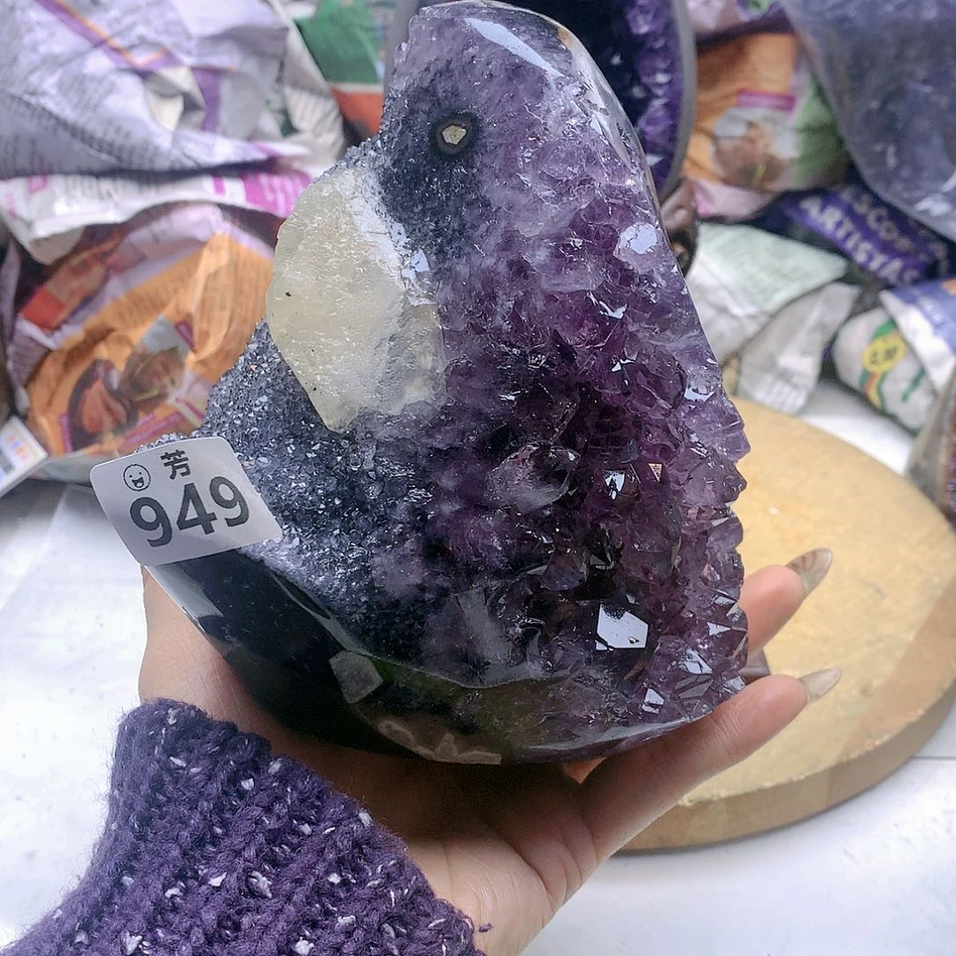 紫晶大型摆件（非配饰）未镶嵌