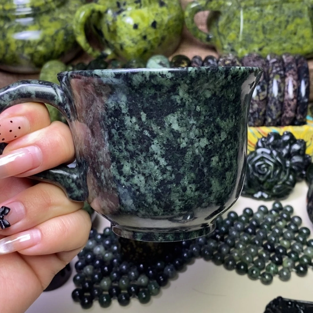 蛇纹石玉手链未镶嵌象*