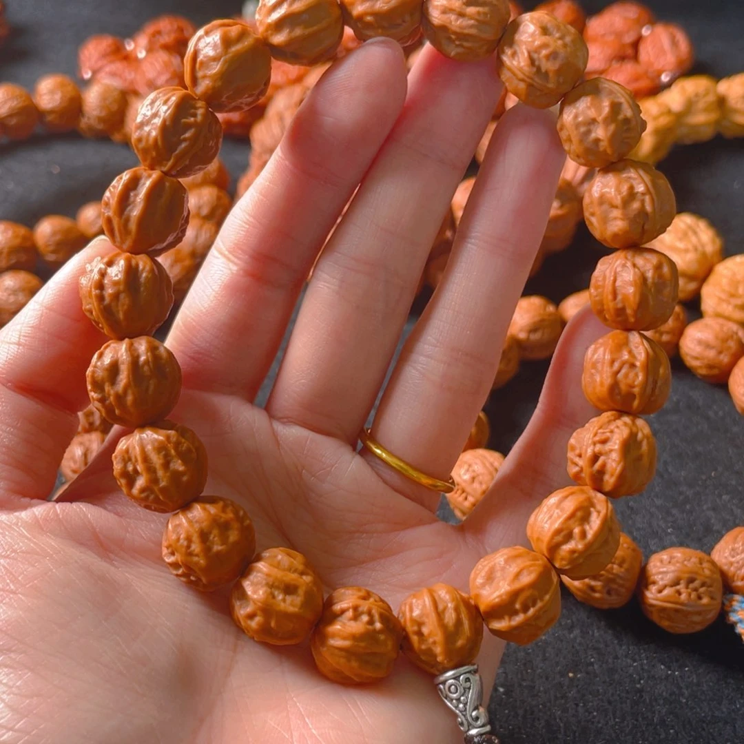 文玩核桃手串扫**门小赤龙