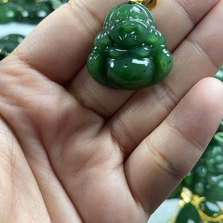 和田玉（碧玉）未镶嵌项链