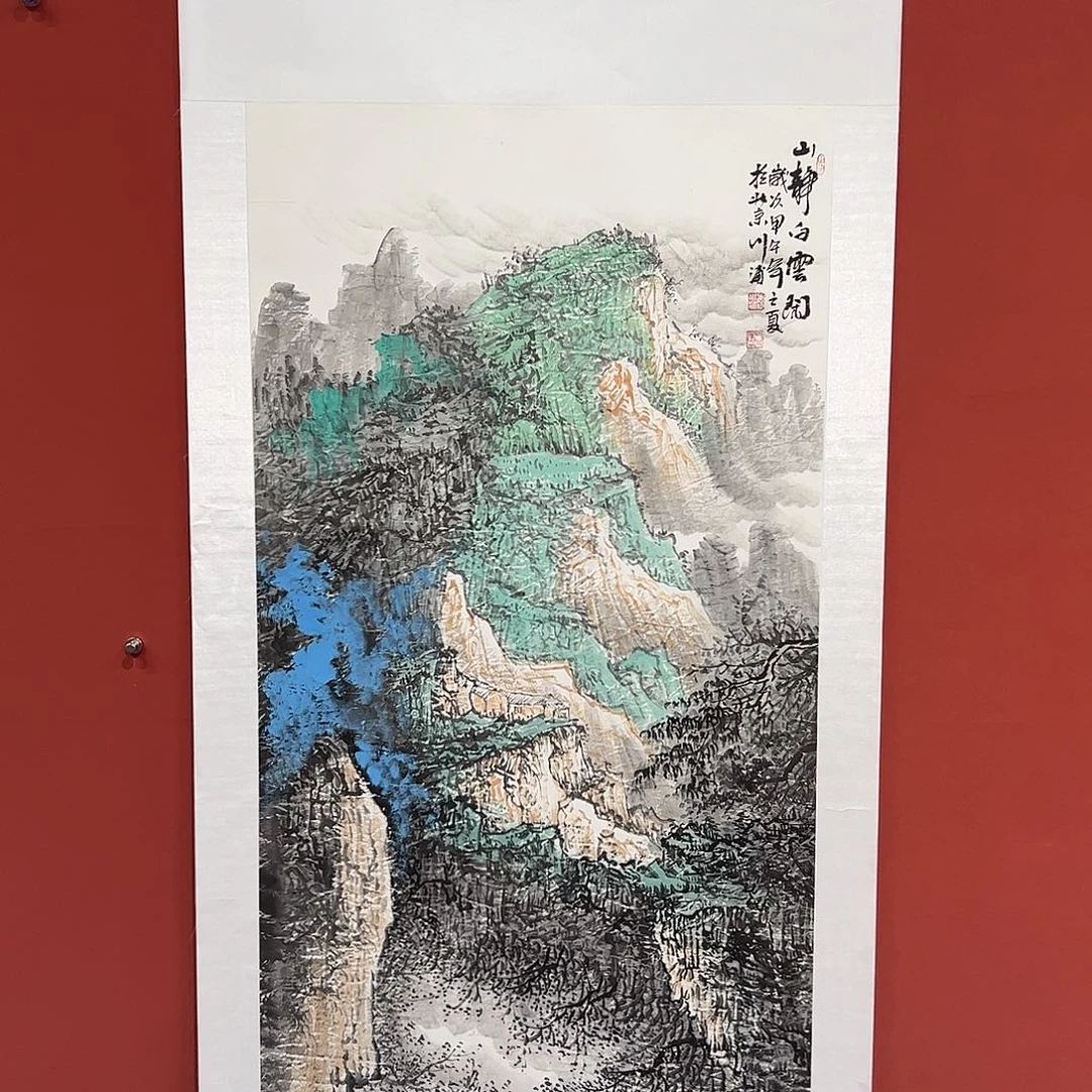 国画李川浦画家的作品