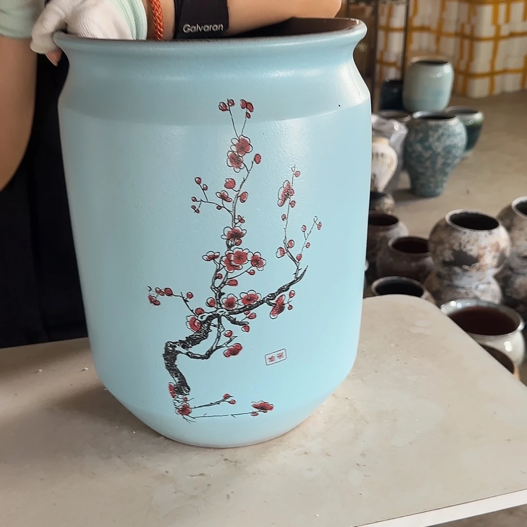 紫砂花盆王嫂花盆0724-122高36口26