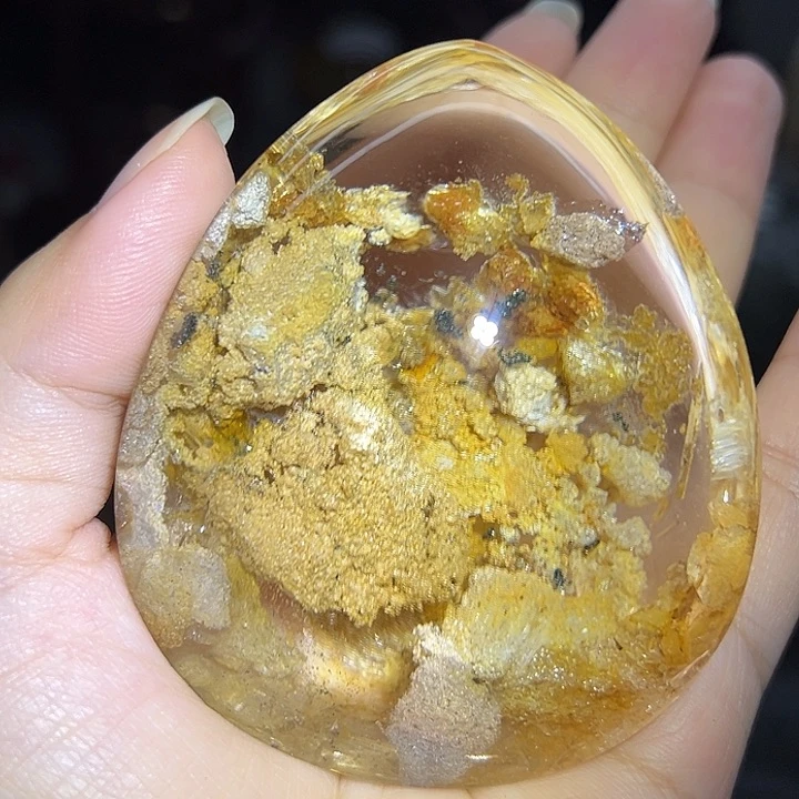 未镶嵌大型摆件（非配饰）水晶金幽灵