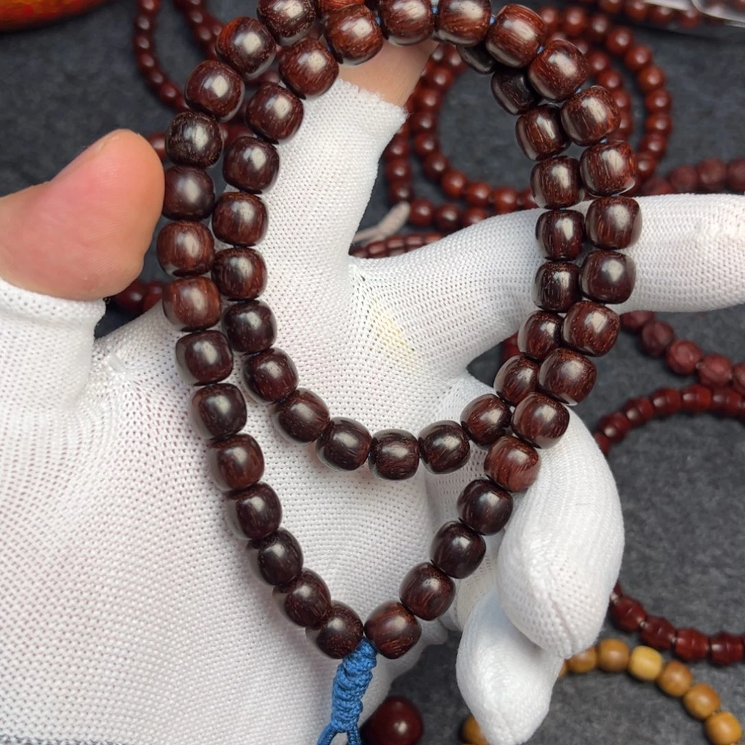 手串/手链小叶紫檀8.5×9精工54颗手持