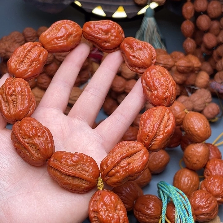 凯***风文玩核桃吊坠水晶白菜