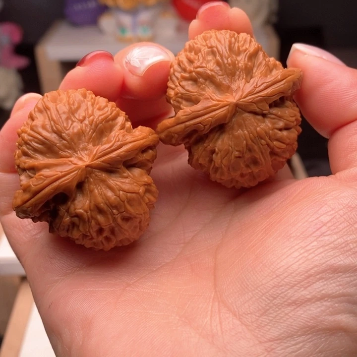 把件文玩核桃40闷白