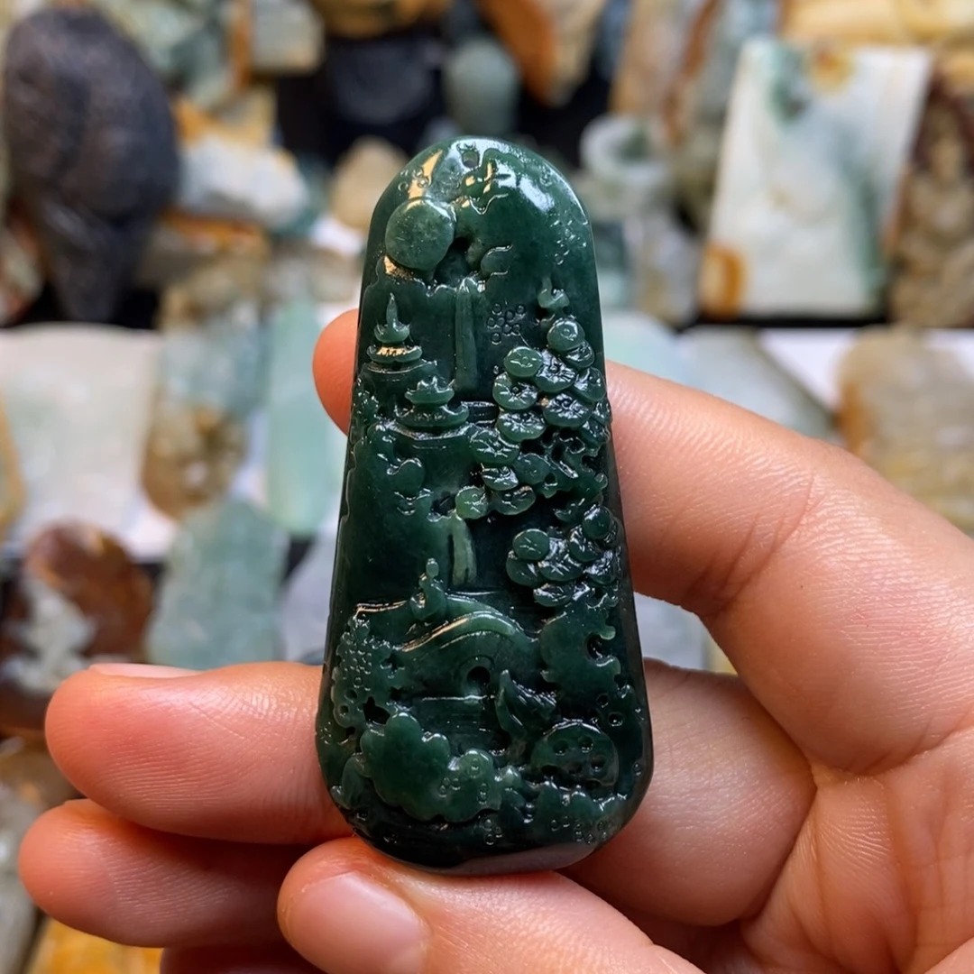 定制翡翠未镶嵌特色48