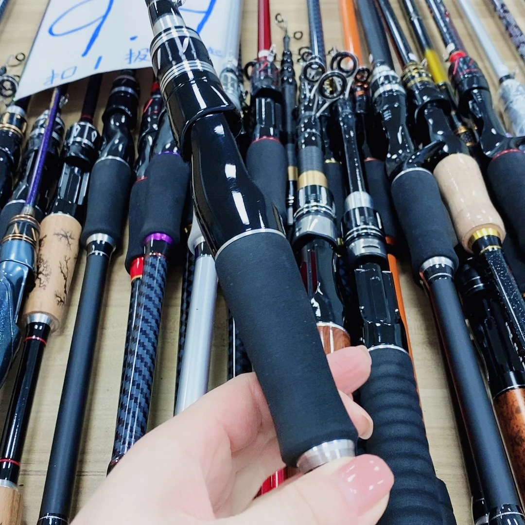 黑银色直柄 2.1米路亚竿