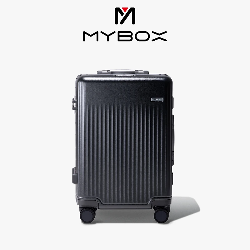 MY BOX减震大容量多功能拉杆箱网红时尚户外旅行登机家用密码箱