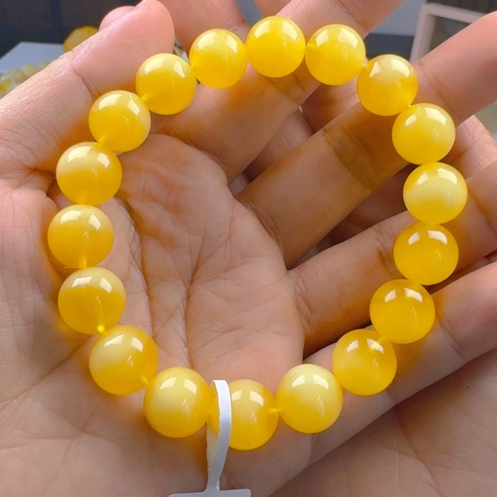 未镶嵌琥珀手串蜜蜡