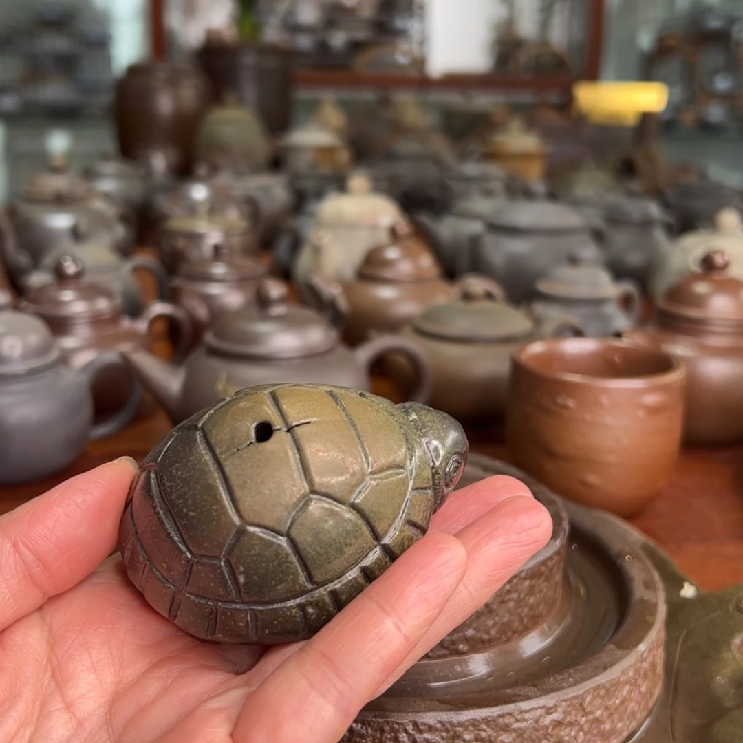 贵台龙窑柴烧茶壶A46