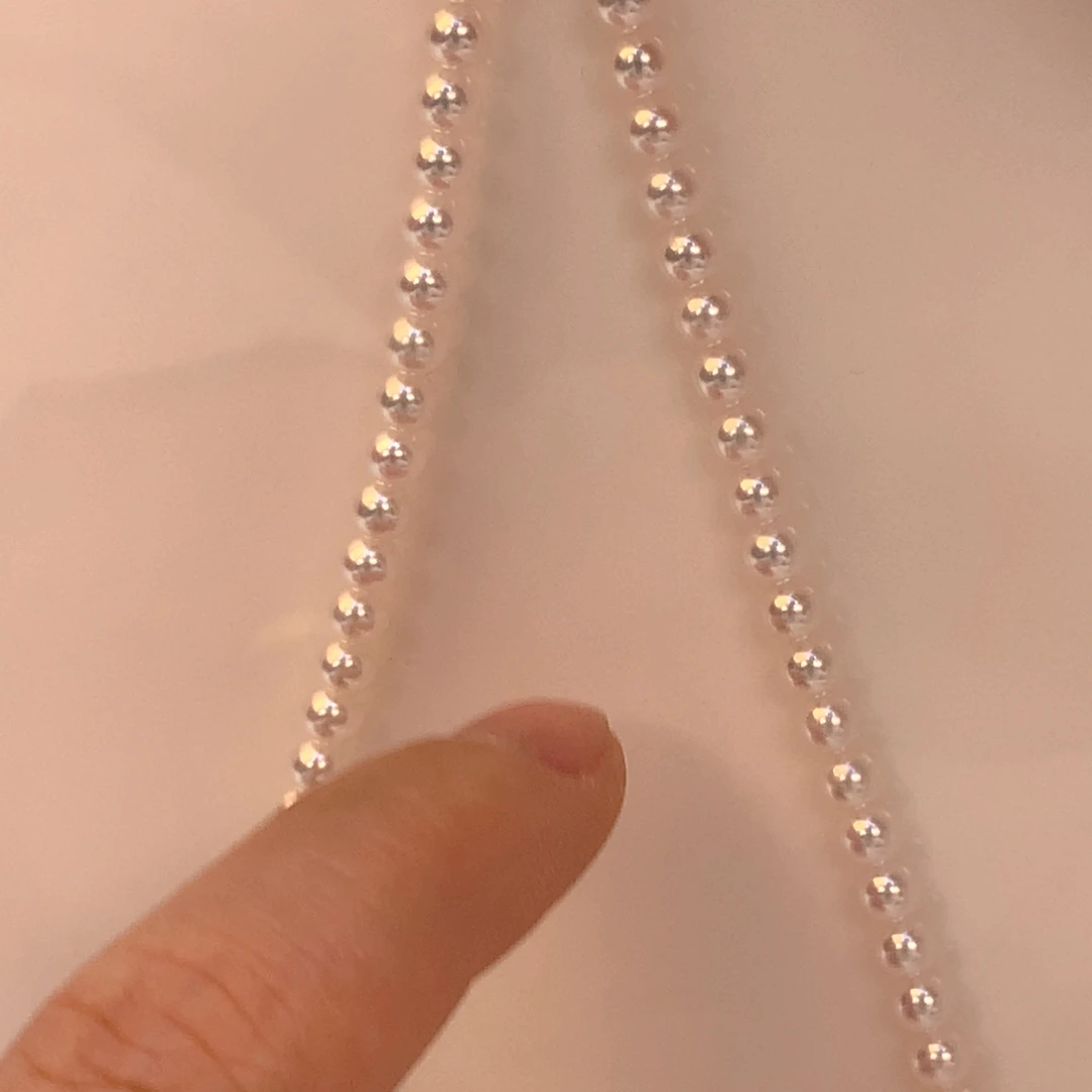 淡水珍珠颈饰18K金镶嵌