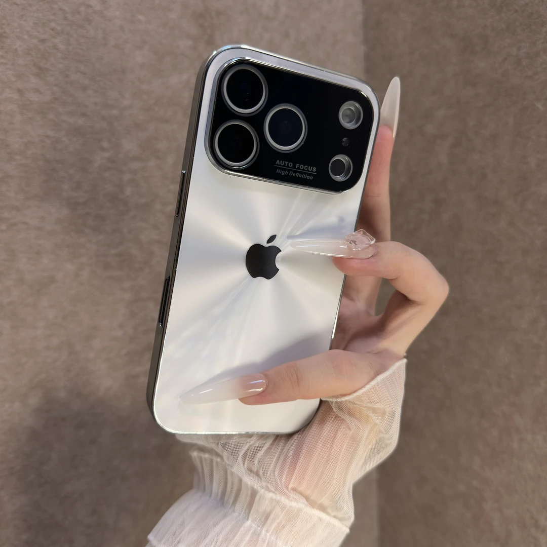 极光大视窗适用苹果17promax手机壳全包iPhone16自带镜头膜15/14