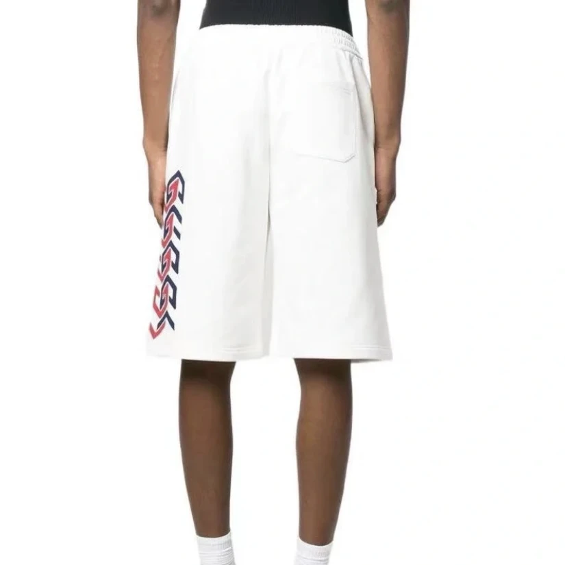 未使用 GUCCI/古驰 红蓝双G印花短裤男装