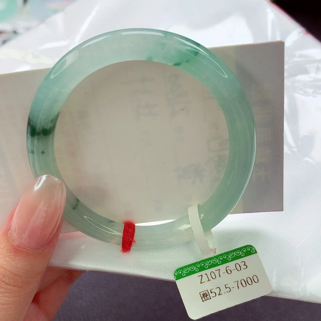 翡翠未镶嵌手镯缅甸天然a货翡翠手镯