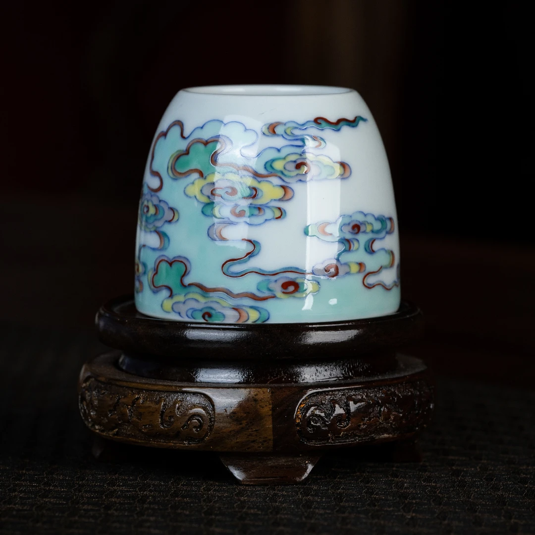 御窑元华堂主人杯高足杯盖碗系列