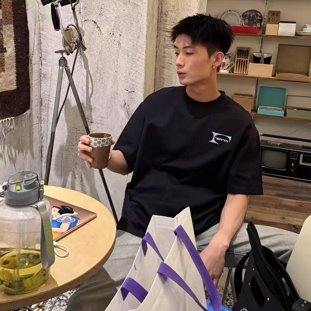 【彭彭An Li】帅到没朋友  品牌重磅280g 男女同款潮牌T