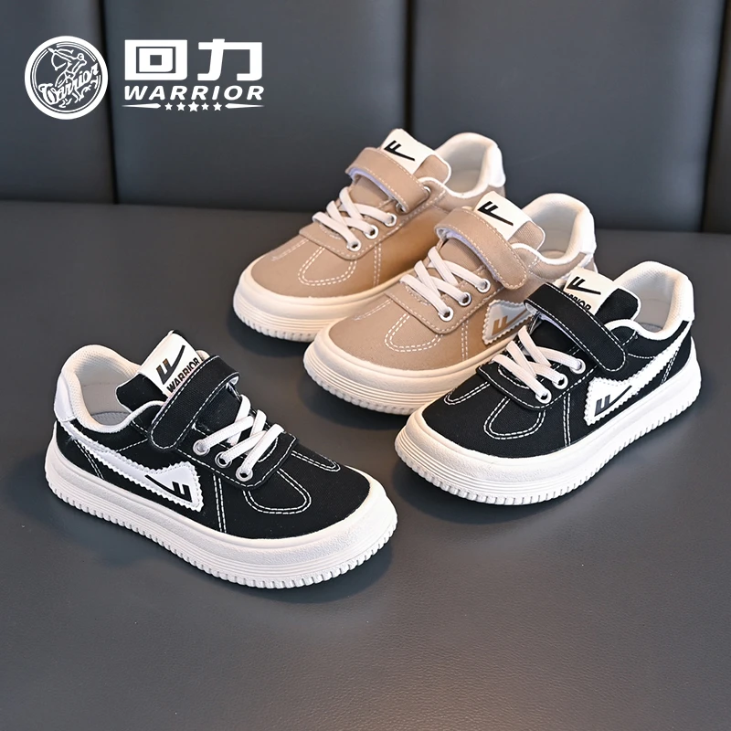 Warrior/回力2025年春季新款小学生日常百搭帆布鞋舒适宝宝鞋1946