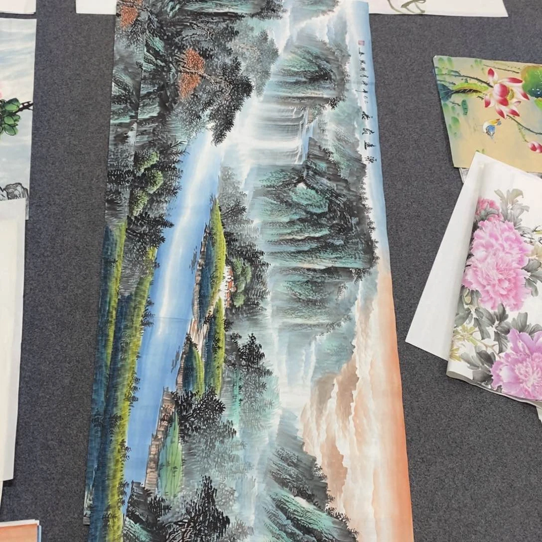 国画Z*尺寸180✖️70小六尺精品手绘画