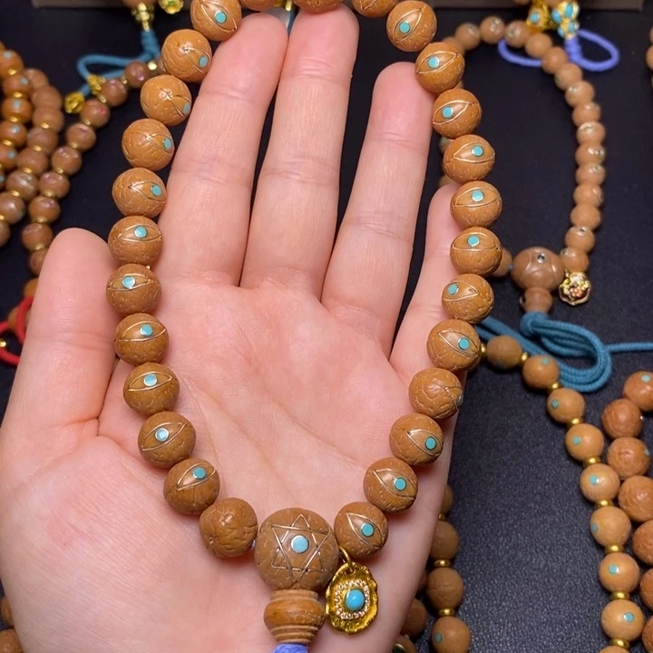 手串凤眼菩提描眼线12+手持