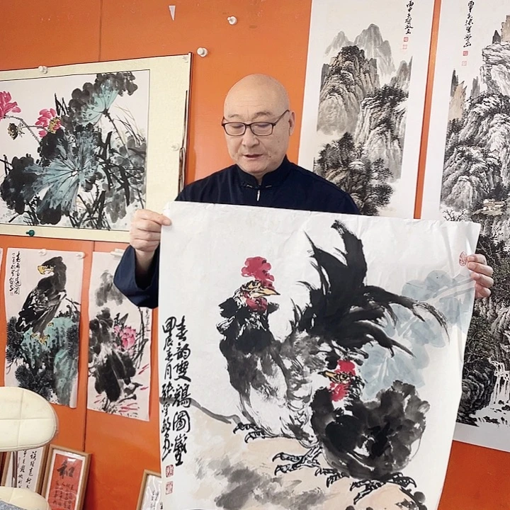 国画张圣敏先生纯手绘作品