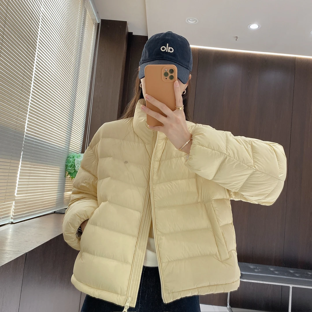 IMFLY金小金自制女装 90鸭绒羽绒服DYW10010冬季立领纯色百搭外套