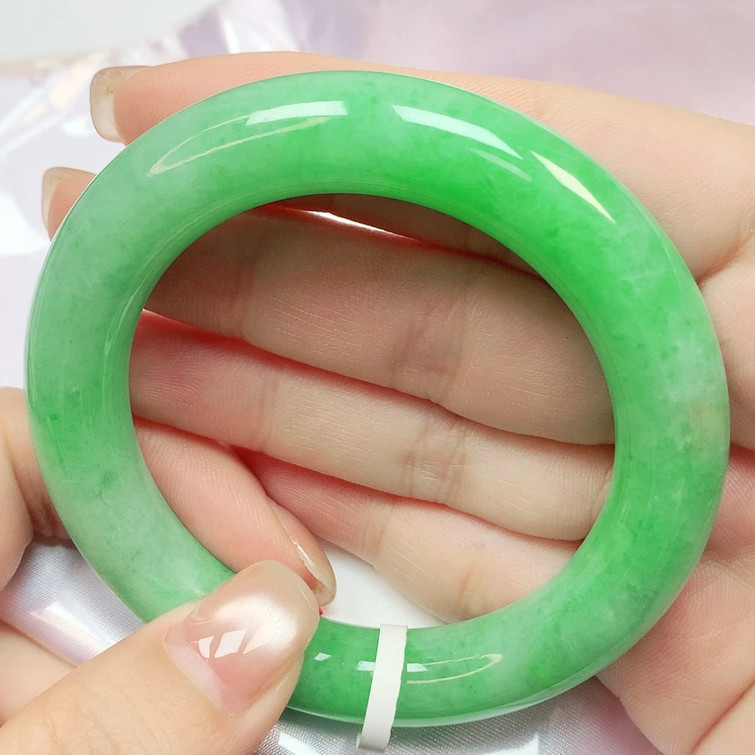 未镶嵌手镯翡翠抖音085