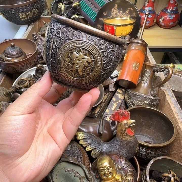 铜器办公室茶室摆件