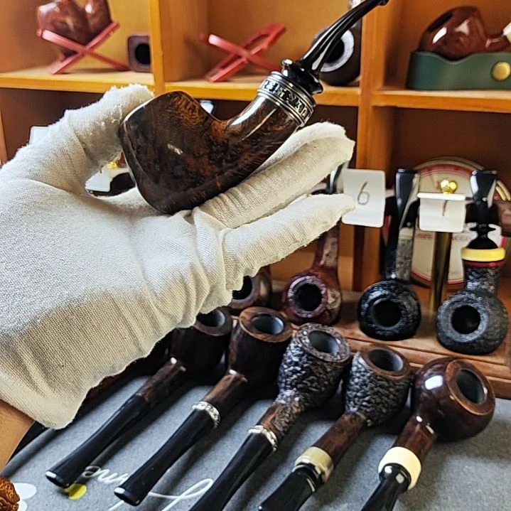 香榧木佰****馆石楠木烟斗...