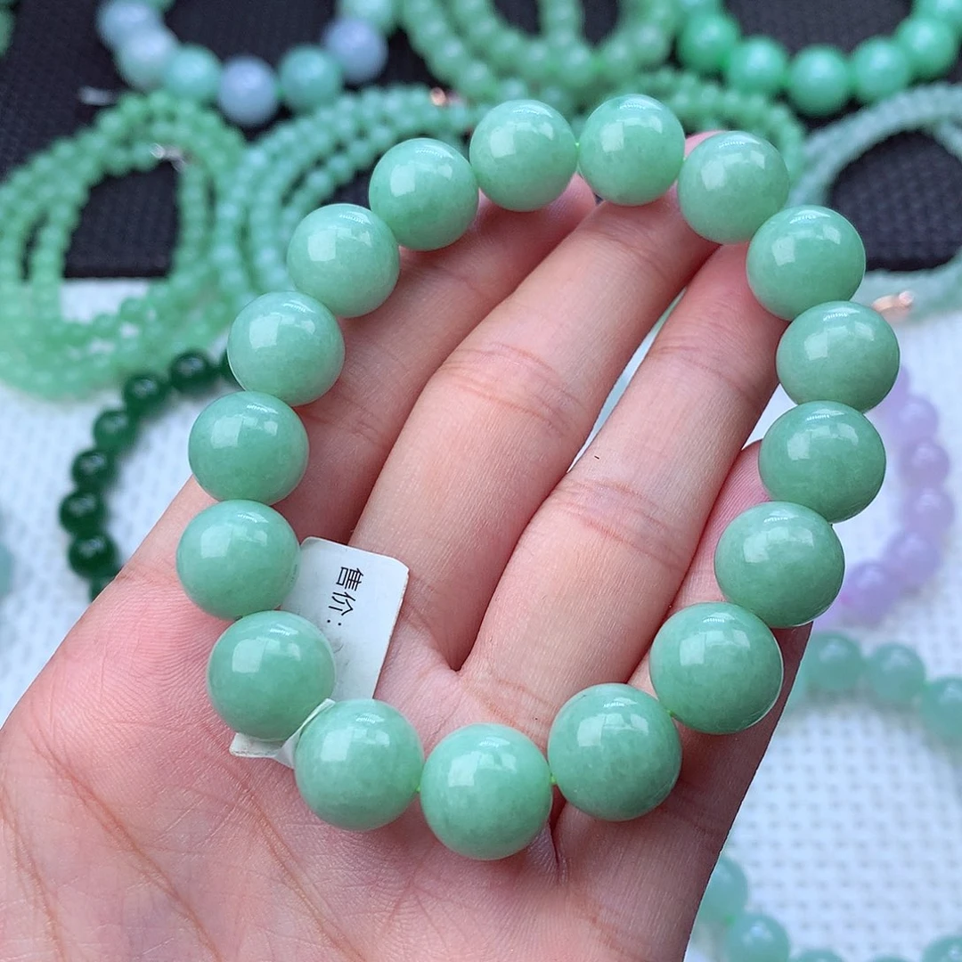 翡翠未镶嵌毛衣链