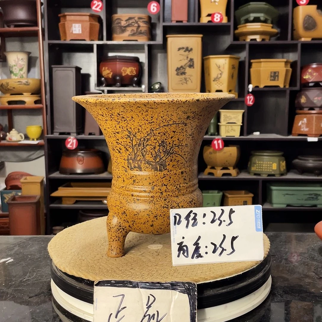 D-盆尚好紫砂花盆