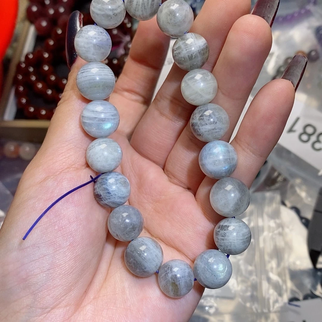 【闪购商品】水晶手串未镶嵌灰月030