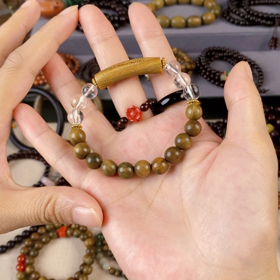 维腊木（绿檀）无事牌