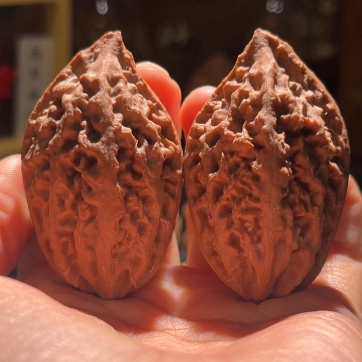 吊坠文玩核桃麦穗弯刀78