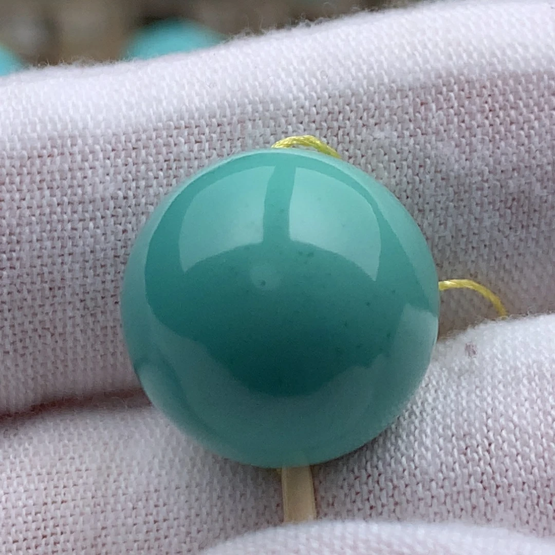 绿松石未镶嵌珠宝奇石15.7mm